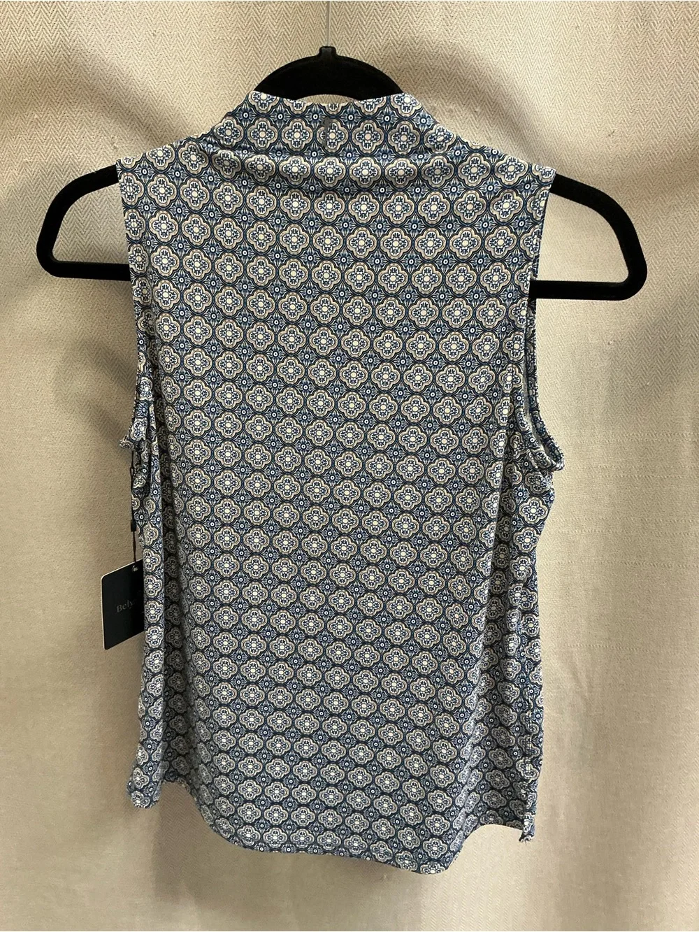 Belyn Key Evie Sleeveless Top Edinburgh Tile